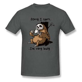 Very Busy Sloth T Shirt 