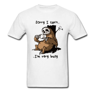 Very Busy Sloth T Shirt 
