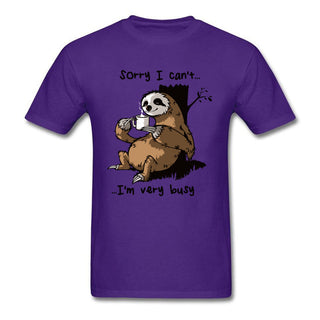 Very Busy Sloth T Shirt 