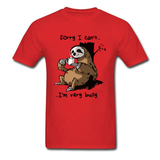 Very Busy Sloth T Shirt 